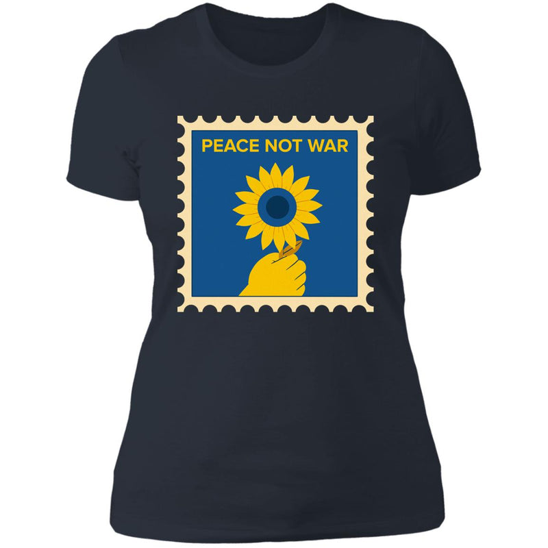 Peace On Ukraine Ladies T Shirt