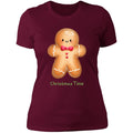 Gingerbread Man Ladies T-Shirt