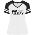 JSA All Day Ladies' V-Neck T-Shirt