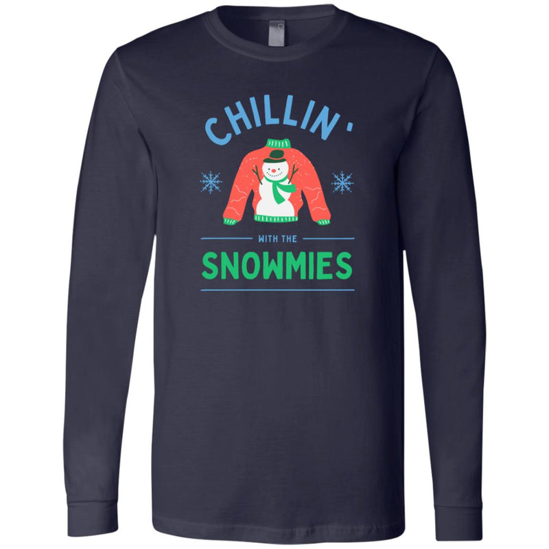 Chillin with the Snowmies Long Sleeve Tee