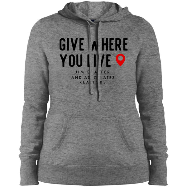 JSA Give Where You Live Ladies' Hooded Pullover