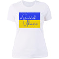 Stand With Ukraine Ladies T Shirt