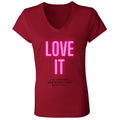 JSA Love It Ladies' Jersey V-Neck T-Shirt