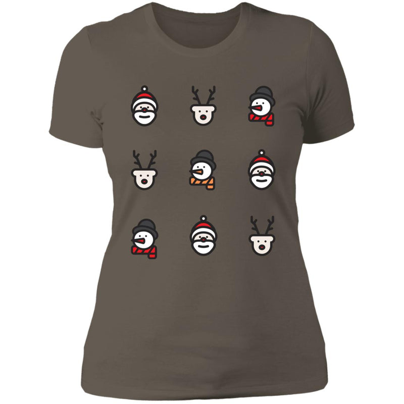 Christmas Icons Ladies T-Shirt