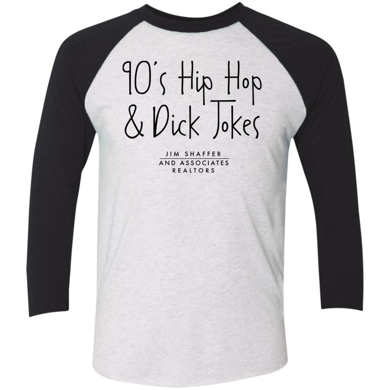 JSA 90's Hip Hop 3/4 Sleeve T-Shirt