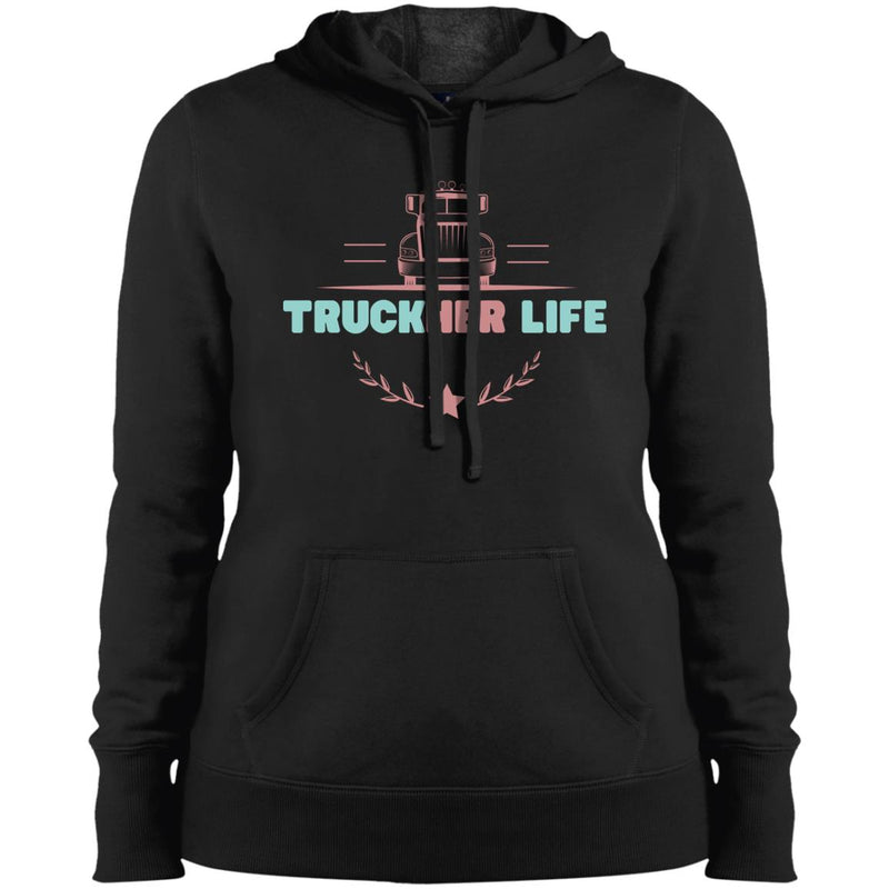 Truckher Life Ladies Hoodie