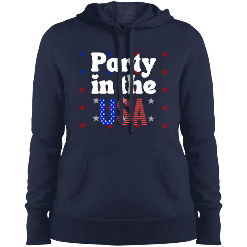 Party In the USA Ladies Hoodie