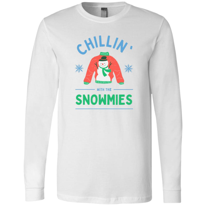 Chillin with the Snowmies Long Sleeve Tee