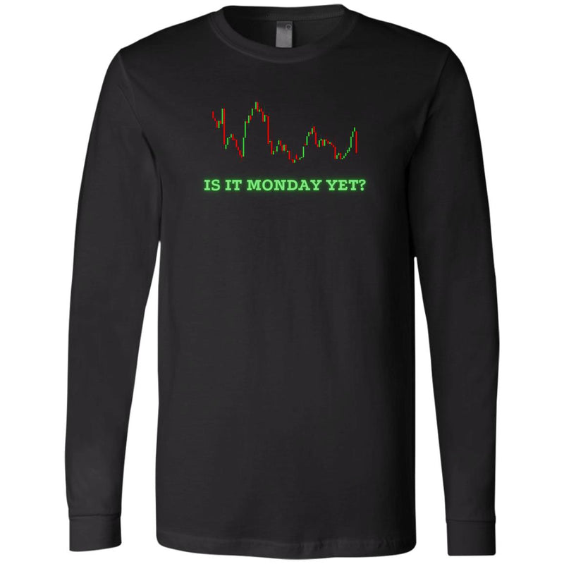Is It Monday Stock Market Long Sleeve Tee