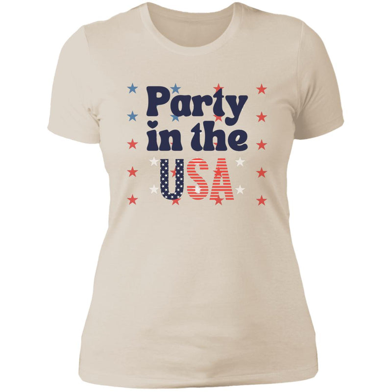 Party In the USA Ladies T-Shirt