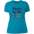 Party In the USA Ladies T-Shirt
