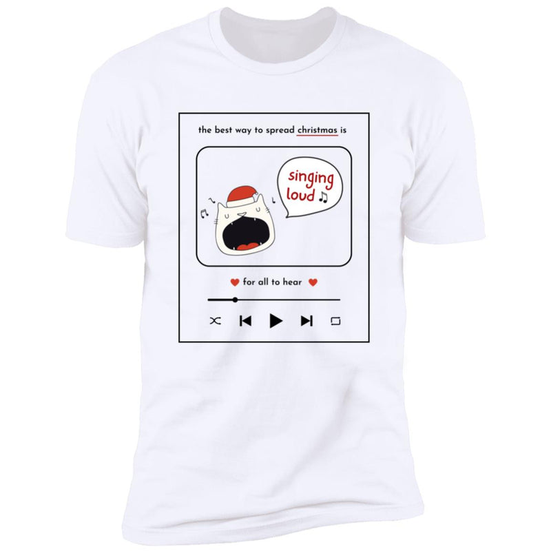 Singing Christmas Cat T-Shirt