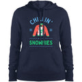 Chillin with the Snowmies Ladies Hoodie
