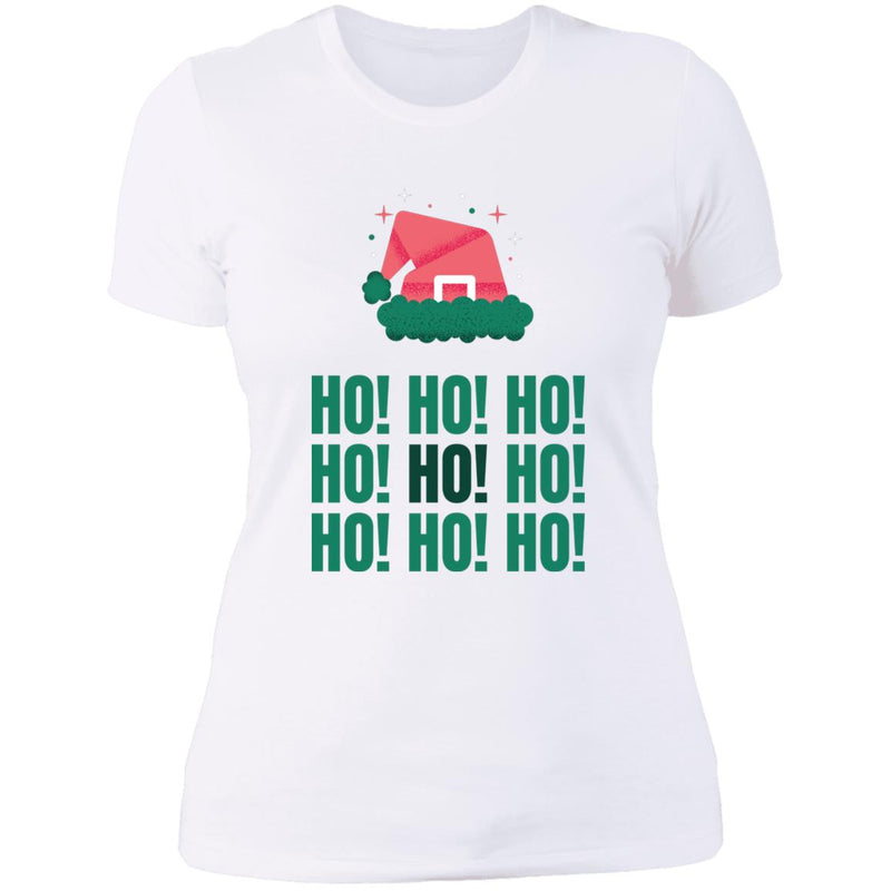 Christmas Hat Ladies T-Shirt