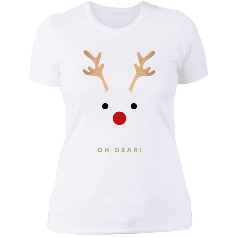 Reindeer Ladies T-Shirt