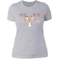 Reindeer Christmas Ladies T-Shirt