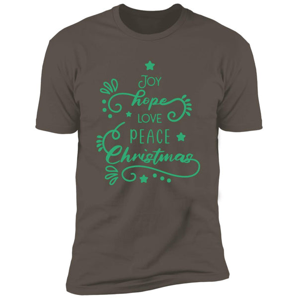 Love and Peace Christmas T-Shirt