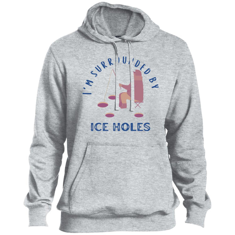Ice Hole Fishing Men's Hoodie