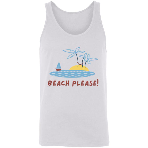 Beach Please Summer Men's Tank Top