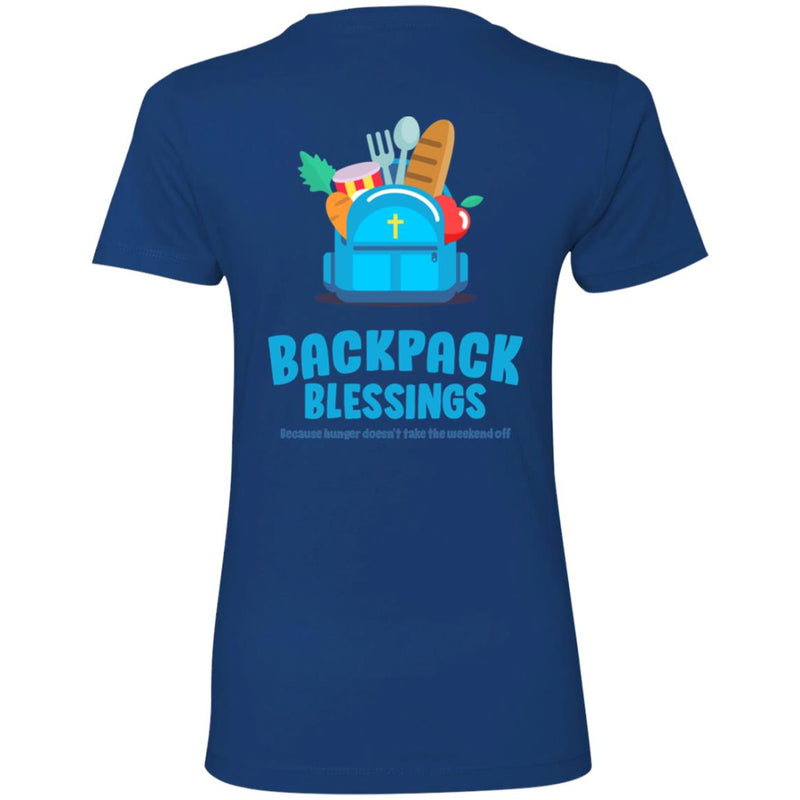 Women's Backpack Blessing Directors Shirt - Back Logo Only