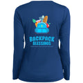 Women's Backpack Blessings Director's  Long Sleeve T-Shirt - Back Logo Only