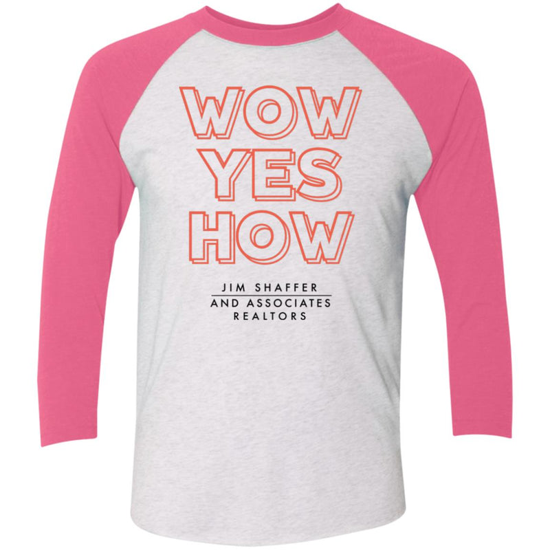 JSA Wow Yes How 3/4 Sleeve T-Shirt