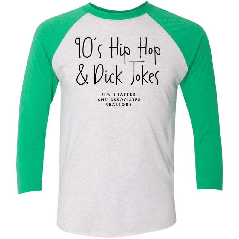 JSA 90's Hip Hop 3/4 Sleeve T-Shirt