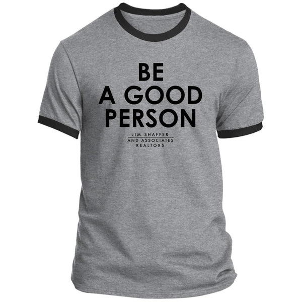 JSA Be A Good Person Ringer Tee