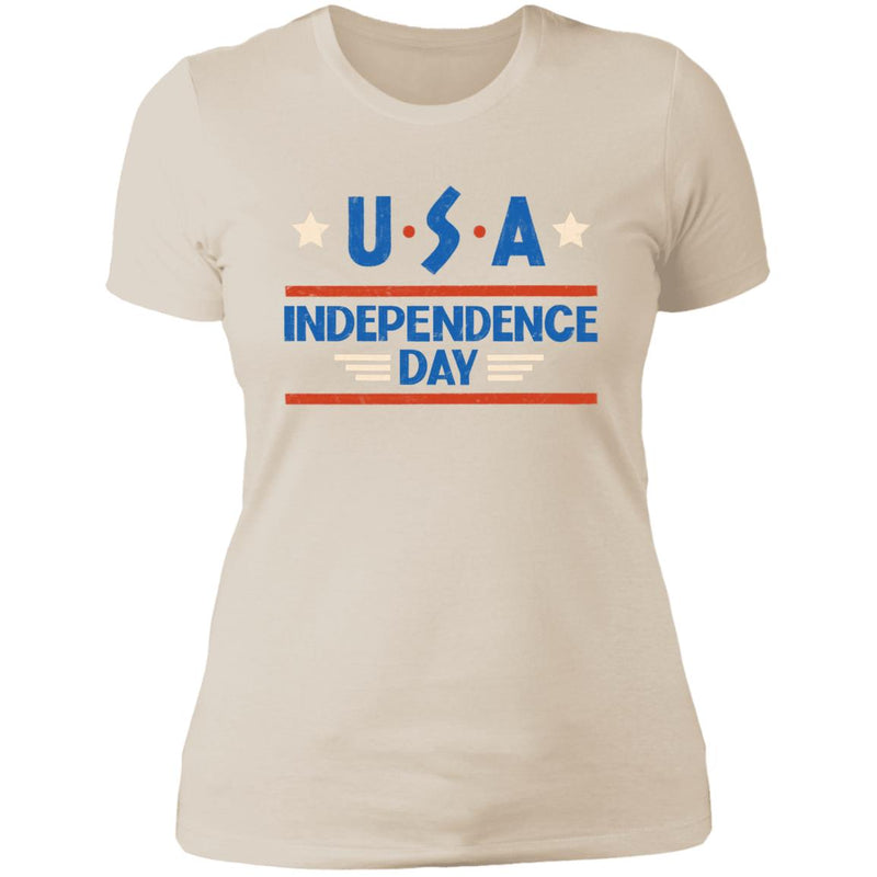 4th of July Ladies T-Shirt