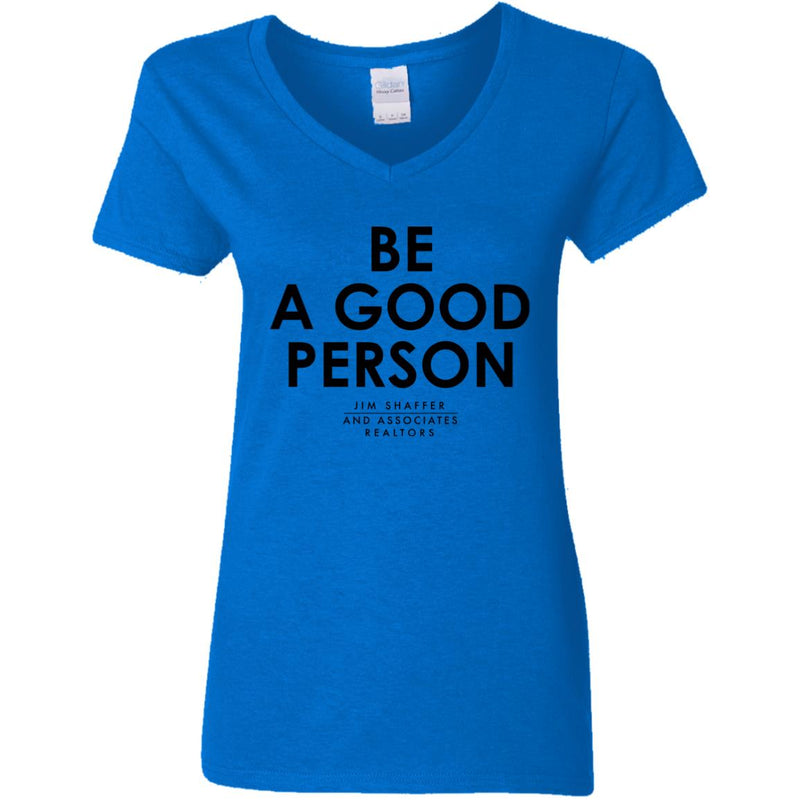 JSA Be A Good Person V-Neck T-Shirt