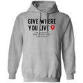 JSA Give Where You Live Pullover Hoodie