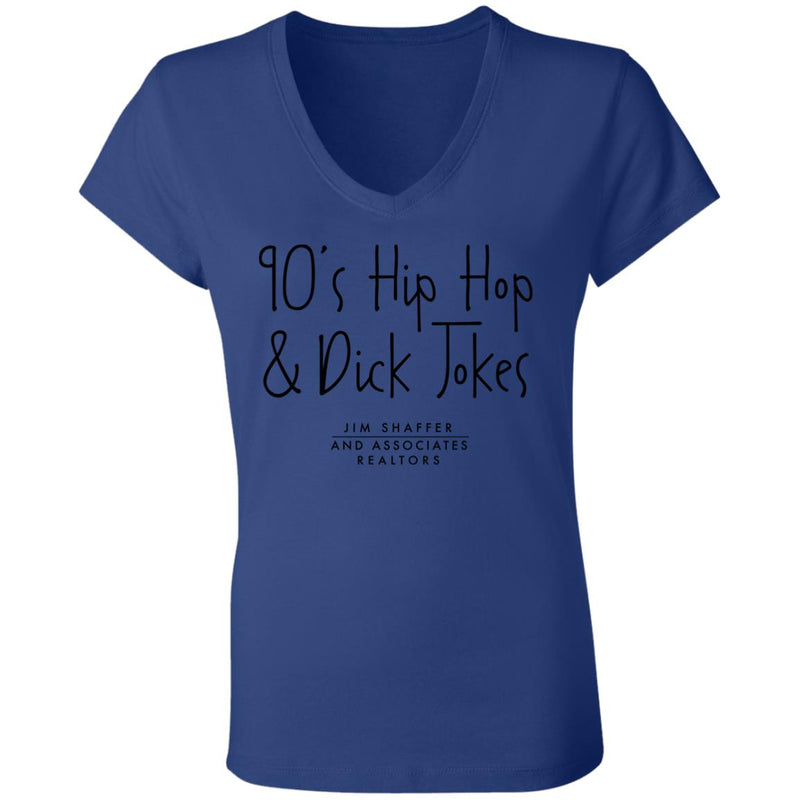JSA 90's Hip Hop Ladies' Jersey V-Neck T-Shirt
