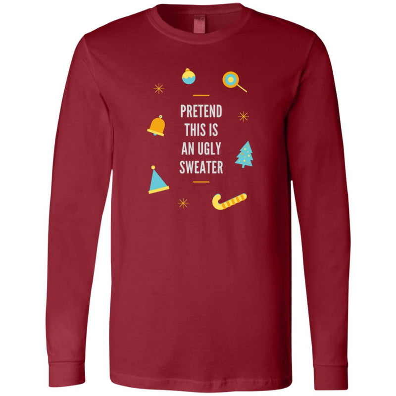 Ugly Sweater Statement Long Sleeve Tee