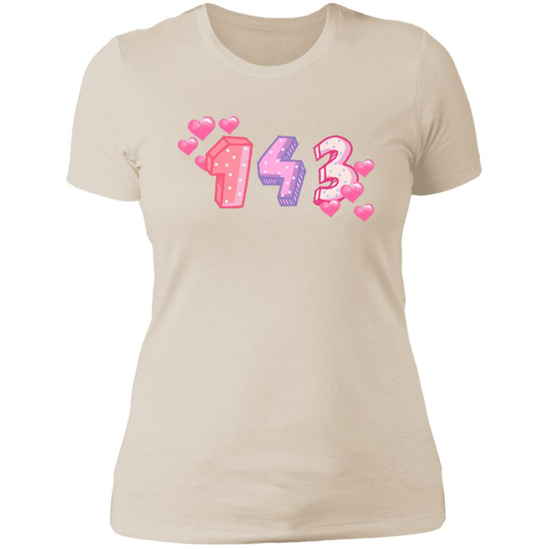 143 Valentine's Ladies T-Shirt