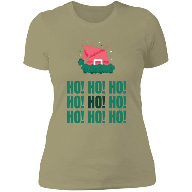 Christmas Hat Ladies T-Shirt