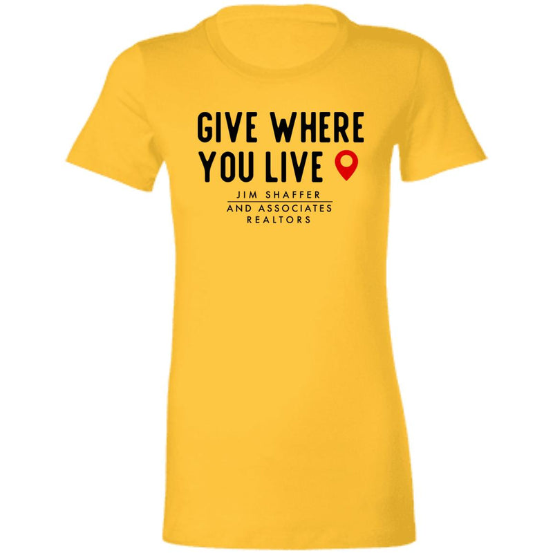 JSA Give Where You Live Ladies' Favorite T-Shirt